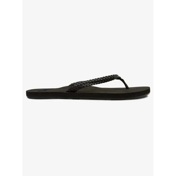 Roxy Women's Costas Slip-On Flip-Flops, Black 3 Size 8M - Picture 3 of 5